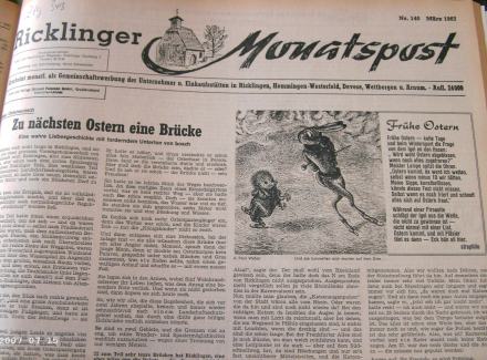 Ricklinger Monatspost - Ausgabe 140 - März 1957