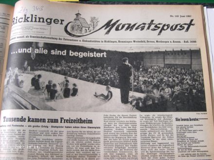 Ricklinger Monatspost - Ausgabe 143 - Juni 1957