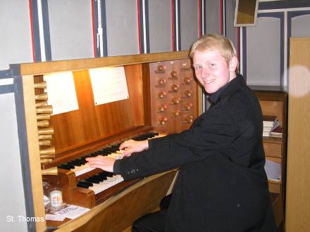 Organist Johannes Lenz