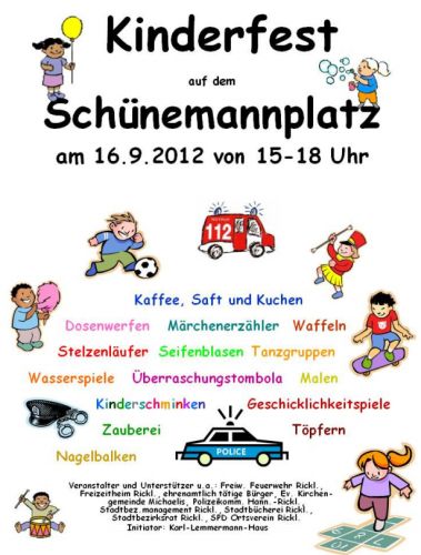 Kinderfest 2012 auf dem Schünemannplatz