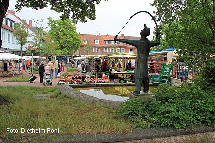 Markt auf dem Butjerbrunnenplatz