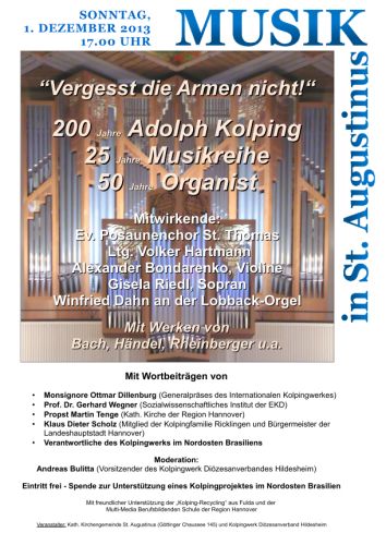 Musik in St. Augustinus am 1. Dezember 2013