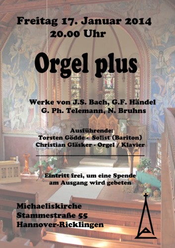 Orgel plus-Konzert in der Michaeliskirche