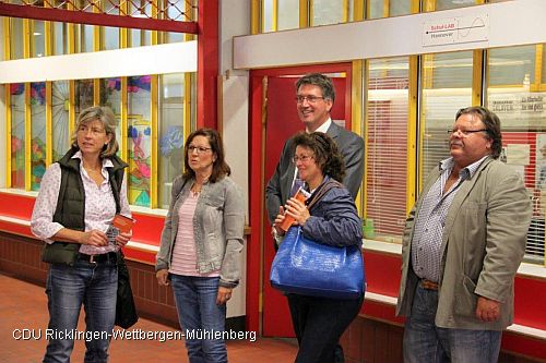 CDU besichtigt Baustelle der IGS Mhlenberg