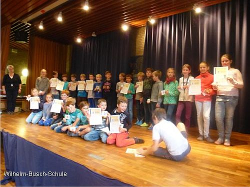 Wilhelm-Busch-Schule: Mathematik-Wettbewerbe in der Grundschule