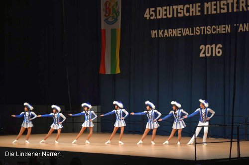 Lindener Narren tanzen in der 1. Liga im karnevalistischen Tanzsport