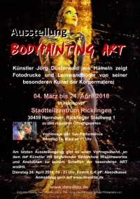 Ausstellungseröffnung: Bodypainting Art