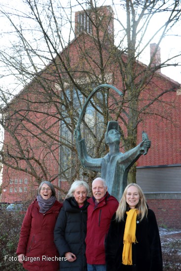 Kathrin Bernhardt, Marlies Ahlers, Volker Hartmann und Dr. Sigrid Lampe-Densky (v.l. / Foto: Jrgen Riechers)