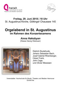 Orgelabend in St. Augustinus