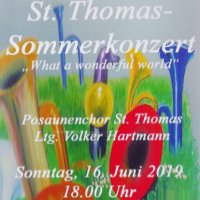 Sommerkonzert des Posaunenchores St. Thomas