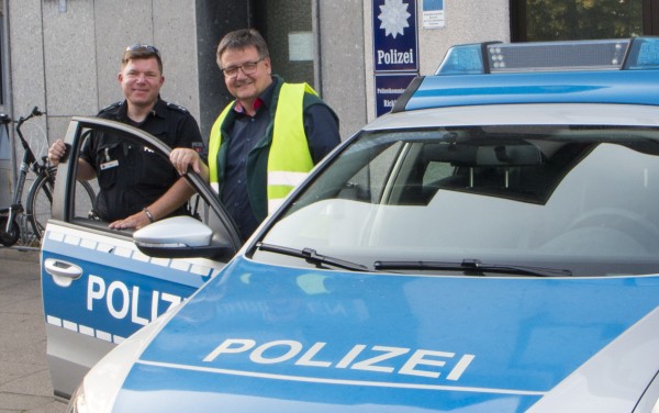 Am 19.07.2019 besuchte der Bezirksbürgermeister, Herr Markurth, die Polizei in Ricklingen