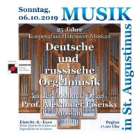 Orgelkonzert mit Prof. Alexander Fiseisky aus Moskau/Russland am 6. Oktober 2019