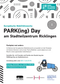 PARK(ing) Day am STZ Ricklingen
