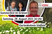 CDU: Sommerfest im Grünen