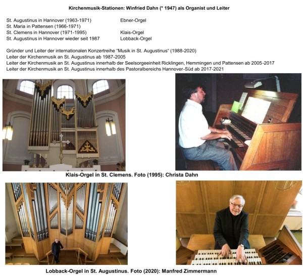 Kirchenmusikstationen als Organist und Leiter