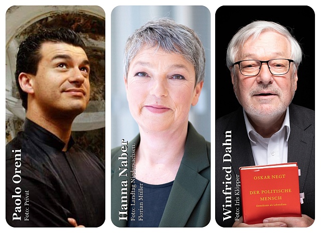 Paolo Oreni, Hanna Naber und Winfried Dahn