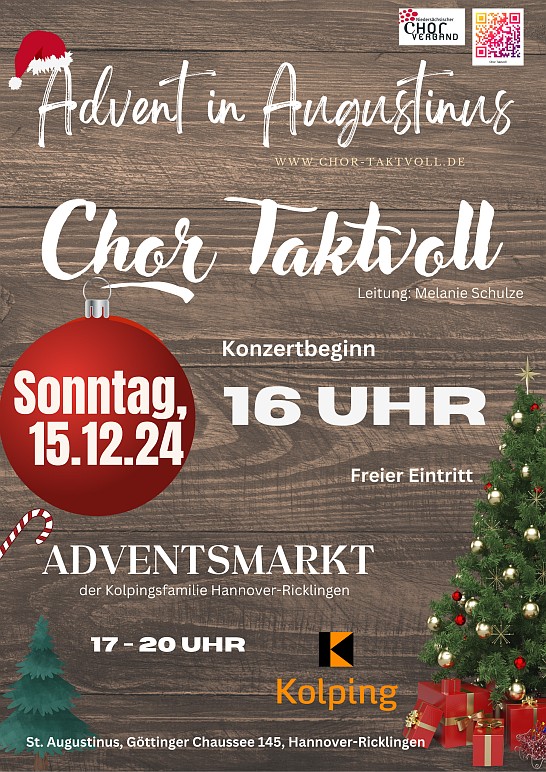 Adventkonzert und Adventsmarkt 2024