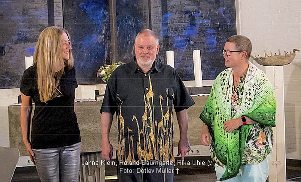 Janne Klein, Roland Baumgarte und Rika Uhle (v.l / Foto: Detlef Müller)