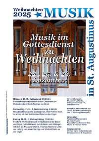 Musik zu Weihnachten in St. Augustinus